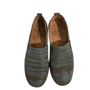Josef Seibel Sofie 02 SlipOn Shoes Loafer Graphite Leather Comfort Sz EU:40 US 9